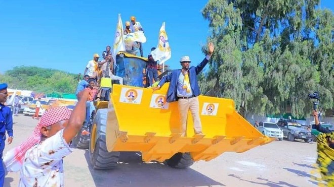 Barkhad Jama Hersi Batun, from the Waddani party, is the only parliamentary candidate from a minority clan. OMER-SAYID HASSAN